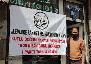 Kutlu Doğum haftasında bedava tohum 